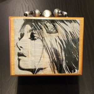Handmade Cigar box mini purse